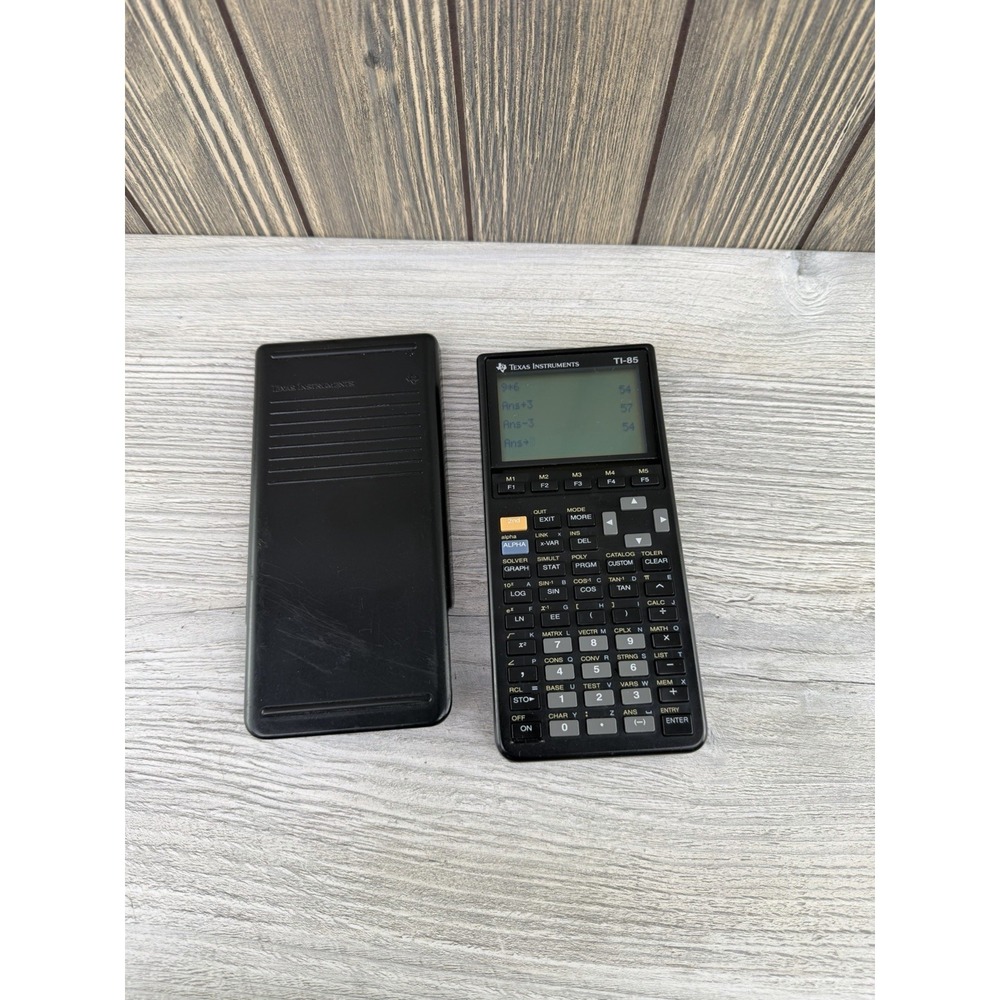 Texas Instruments TI-85 Graphing Calculator W/ Cover Tested & Working - Picture 2 of 15
